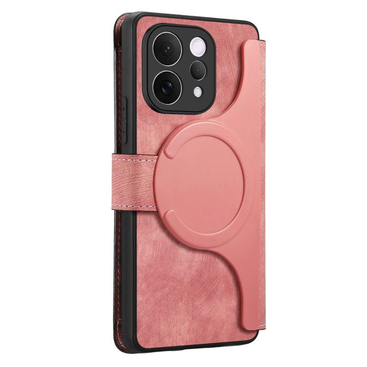 For vivo S50 / V70 / V70 Elite 5G CaseNeo MagSafe RFID Anti-theft Zipper Wallet Retro Leather Phone Case