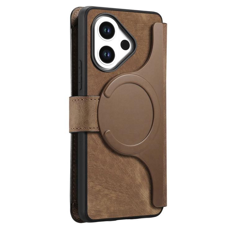 For vivo V60 Lite 4G / 5G CaseNeo MagSafe RFID Anti-theft Zipper Wallet Retro Leather Phone Case