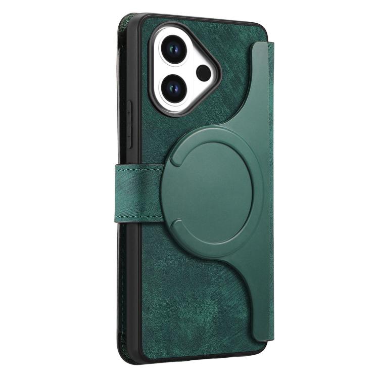 For vivo V60 Lite 4G / 5G CaseNeo MagSafe RFID Anti-theft Zipper Wallet Retro Leather Phone Case
