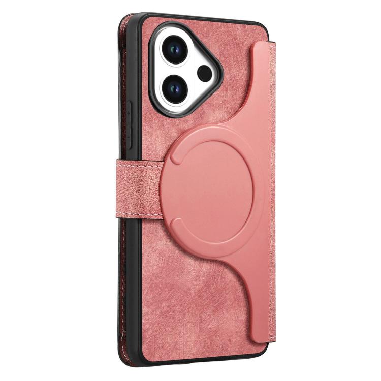 For vivo V60 Lite 4G / 5G CaseNeo MagSafe RFID Anti-theft Zipper Wallet Retro Leather Phone Case