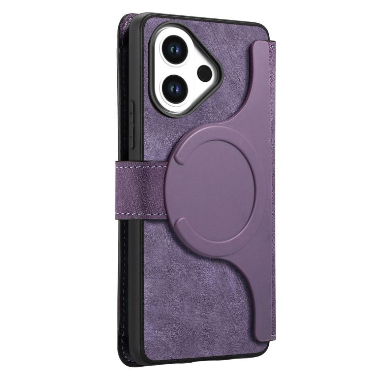 For vivo V60 Lite 4G / 5G CaseNeo MagSafe RFID Anti-theft Zipper Wallet Retro Leather Phone Case