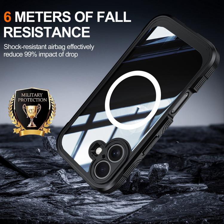 For iPhone 17 Life Waterproof MagSafe Magnetic Rugged Phone Case