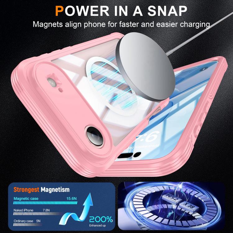 For iPhone Air Life Waterproof MagSafe Magnetic Rugged Phone Case
