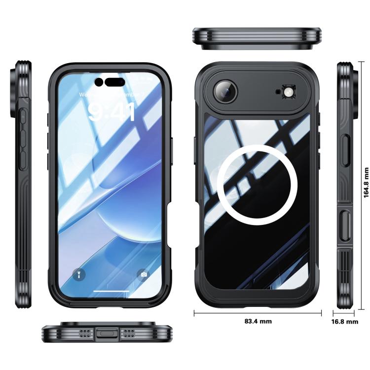 For iPhone Air Life Waterproof MagSafe Magnetic Rugged Phone Case
