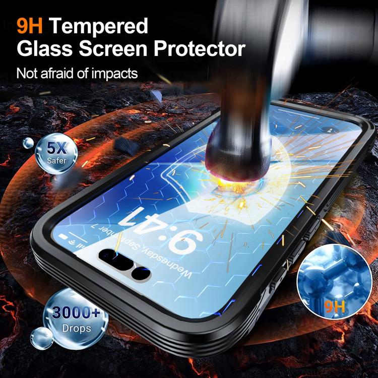 For iPhone Air Life Waterproof MagSafe Magnetic Rugged Phone Case