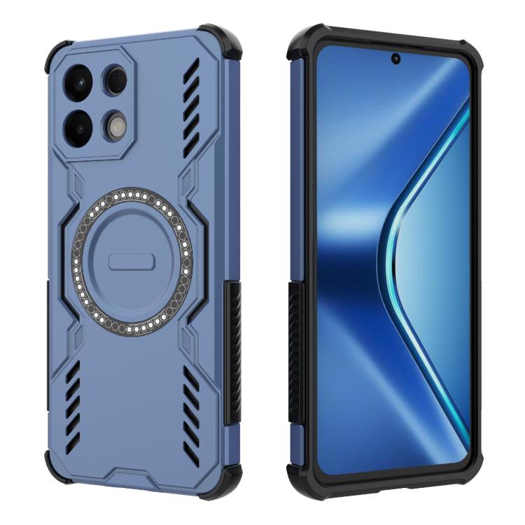 For OPPO K13 5G Butterfly Armor MagSafe Magnetic Ring Shockproof Phone Case