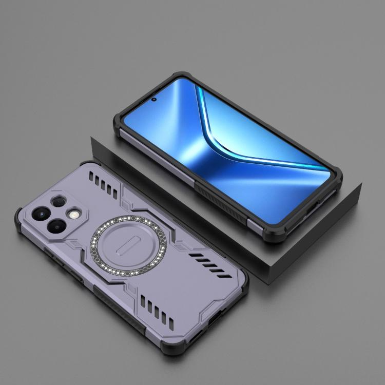 For OPPO K13 5G Butterfly Armor MagSafe Magnetic Ring Shockproof Phone Case