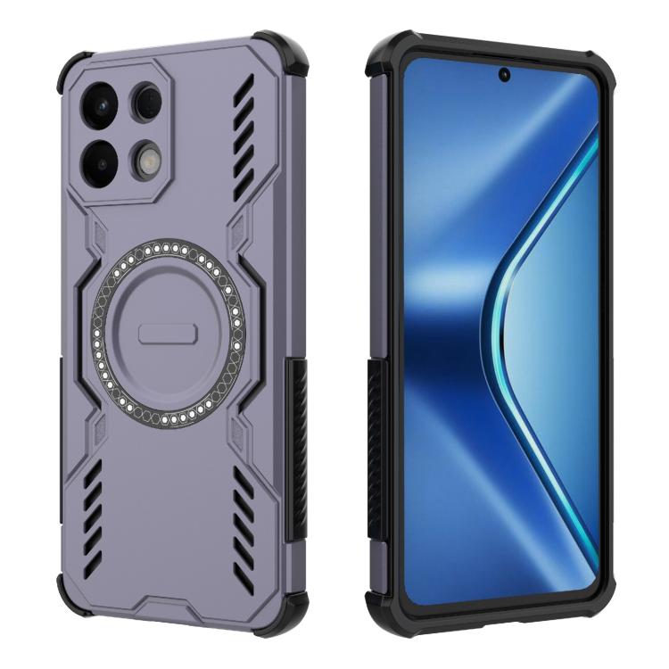 For OPPO K13 5G Butterfly Armor MagSafe Magnetic Ring Shockproof Phone Case