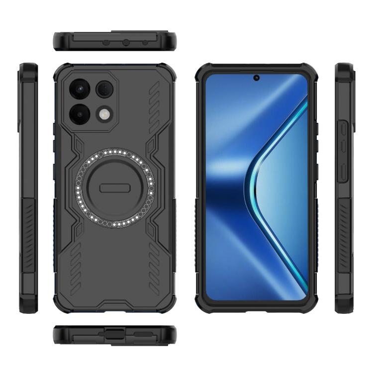 For OPPO K13 5G Butterfly Armor MagSafe Magnetic Ring Shockproof Phone Case