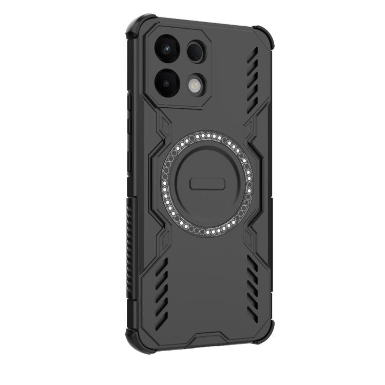 For OPPO K13 5G Butterfly Armor MagSafe Magnetic Ring Shockproof Phone Case