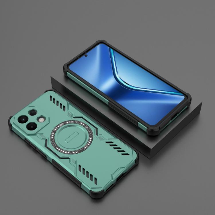 For OPPO K13 5G Butterfly Armor MagSafe Magnetic Ring Shockproof Phone Case