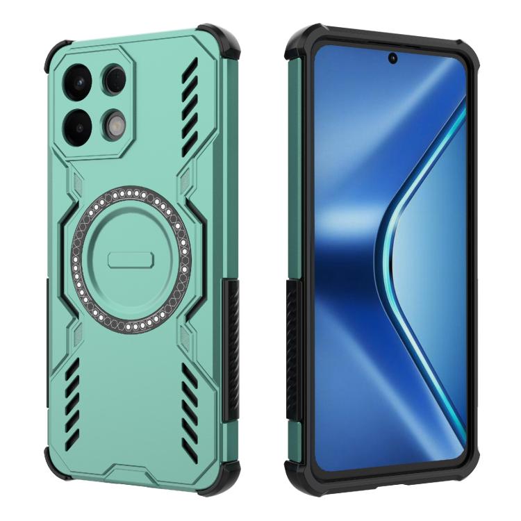 For OPPO K13 5G Butterfly Armor MagSafe Magnetic Ring Shockproof Phone Case