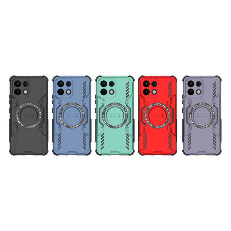 For OPPO K13 5G Butterfly Armor MagSafe Magnetic Ring Shockproof Phone Case