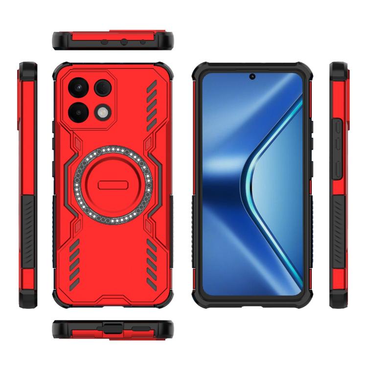 For OPPO K13 5G Butterfly Armor MagSafe Magnetic Ring Shockproof Phone Case