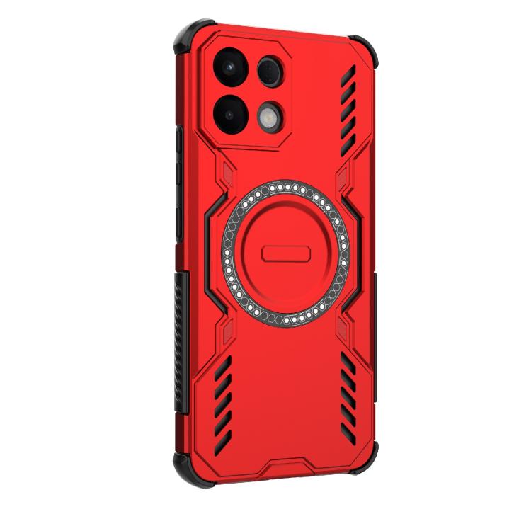 For OPPO K13 5G Butterfly Armor MagSafe Magnetic Ring Shockproof Phone Case