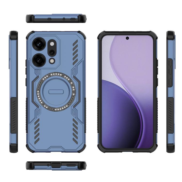 For OPPO Reno14 Pro 5G Global Butterfly Armor MagSafe Magnetic Ring Shockproof Phone Case