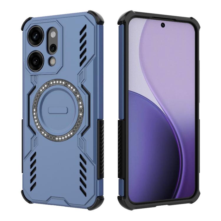 For OPPO Reno14 Pro 5G Global Butterfly Armor MagSafe Magnetic Ring Shockproof Phone Case