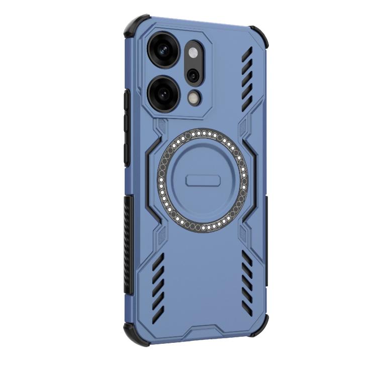 For OPPO Reno14 Pro 5G Global Butterfly Armor MagSafe Magnetic Ring Shockproof Phone Case