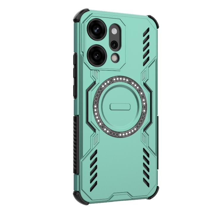 For OPPO Reno14 Pro 5G Global Butterfly Armor MagSafe Magnetic Ring Shockproof Phone Case