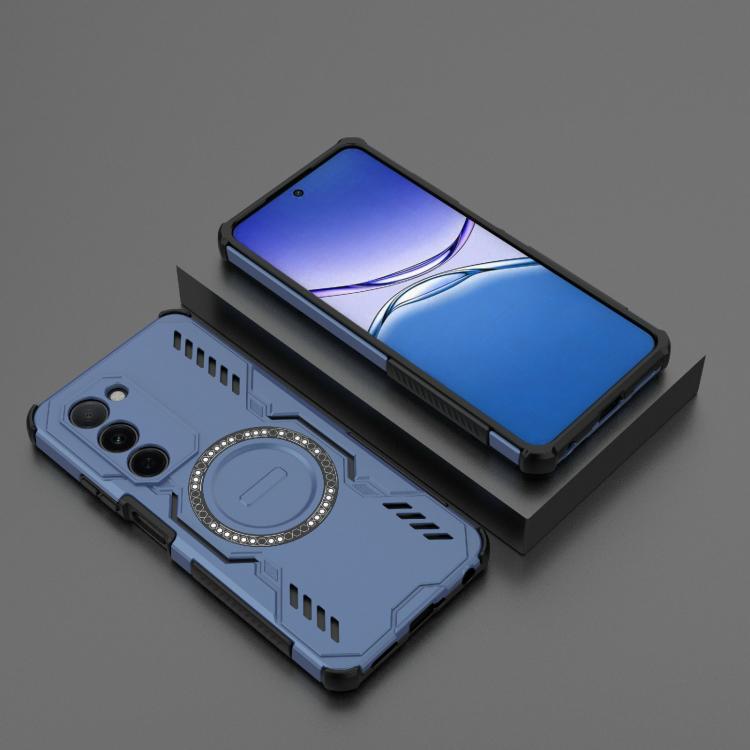 For OPPO A5 5G Global / K13x 5G Butterfly Armor MagSafe Magnetic Ring Shockproof Phone Case