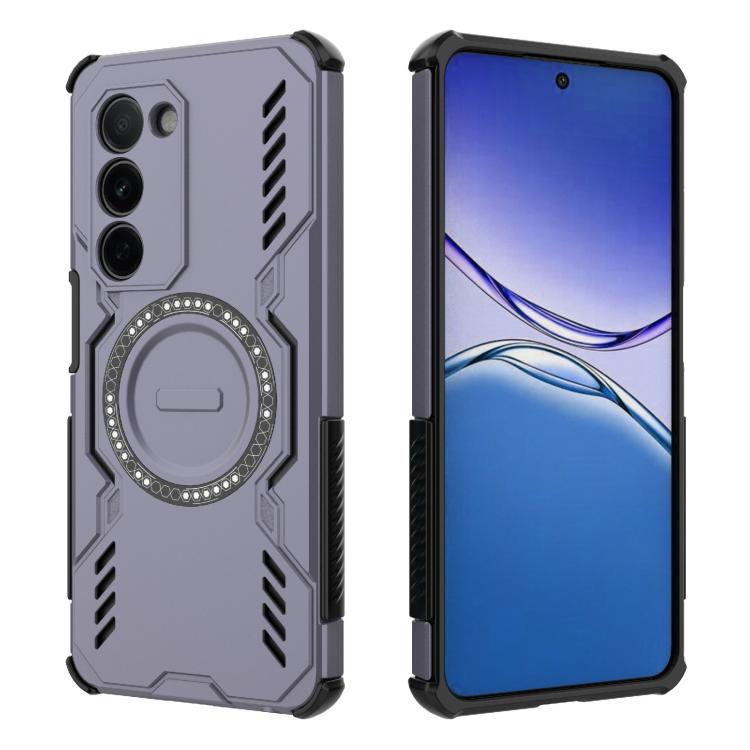 For OPPO A5 5G Global / K13x 5G Butterfly Armor MagSafe Magnetic Ring Shockproof Phone Case