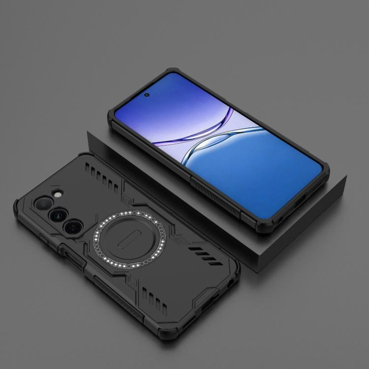 For OPPO A5 5G Global / K13x 5G Butterfly Armor MagSafe Magnetic Ring Shockproof Phone Case