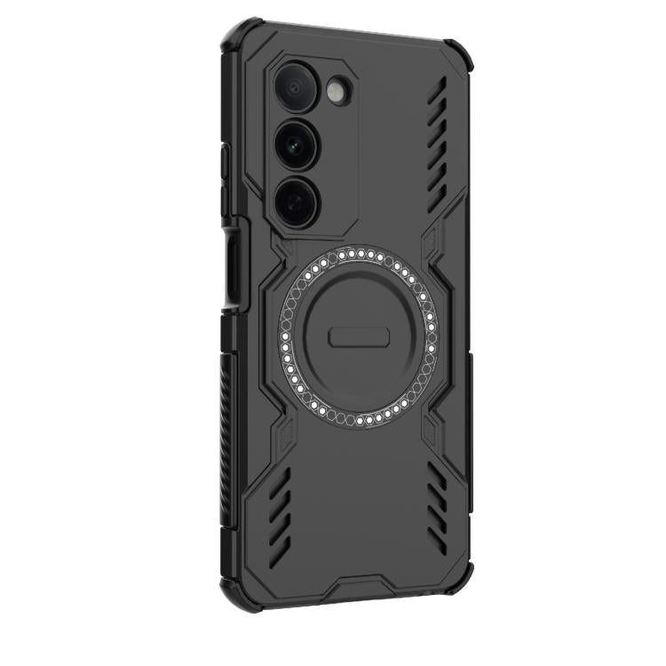 For OPPO A5 5G Global / K13x 5G Butterfly Armor MagSafe Magnetic Ring Shockproof Phone Case
