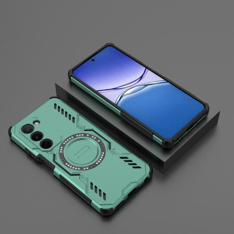For OPPO A5 5G Global / K13x 5G Butterfly Armor MagSafe Magnetic Ring Shockproof Phone Case