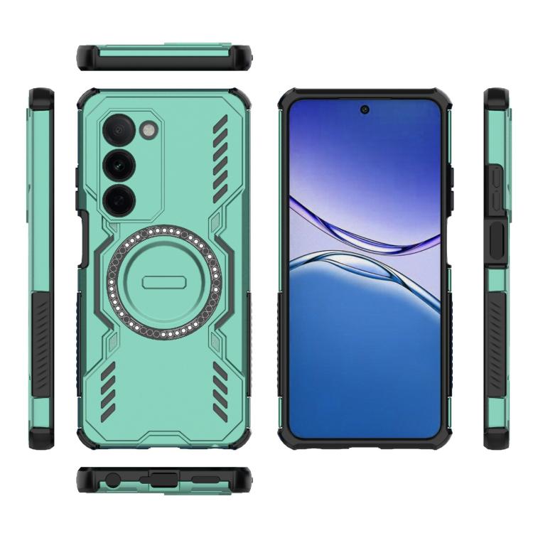 For OPPO A5 5G Global / K13x 5G Butterfly Armor MagSafe Magnetic Ring Shockproof Phone Case