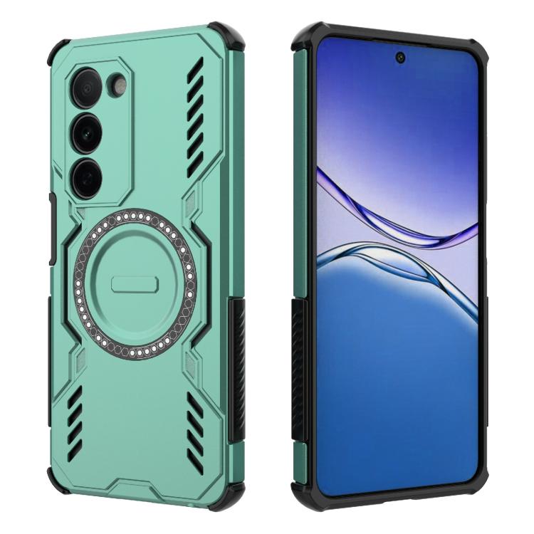 For OPPO A5 5G Global / K13x 5G Butterfly Armor MagSafe Magnetic Ring Shockproof Phone Case