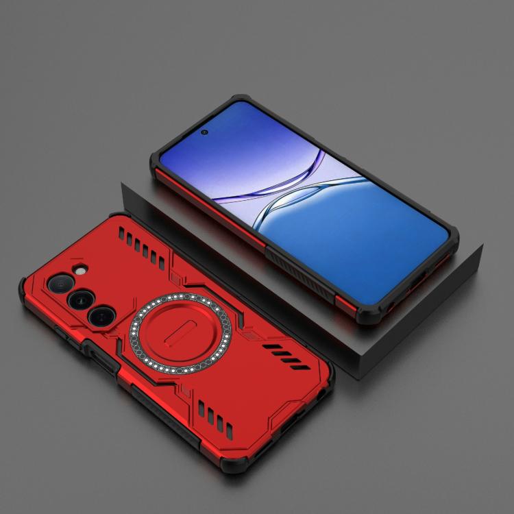 For OPPO A5 5G Global / K13x 5G Butterfly Armor MagSafe Magnetic Ring Shockproof Phone Case