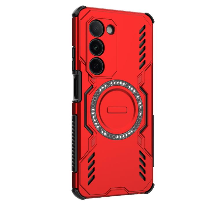 For OPPO A5 5G Global / K13x 5G Butterfly Armor MagSafe Magnetic Ring Shockproof Phone Case