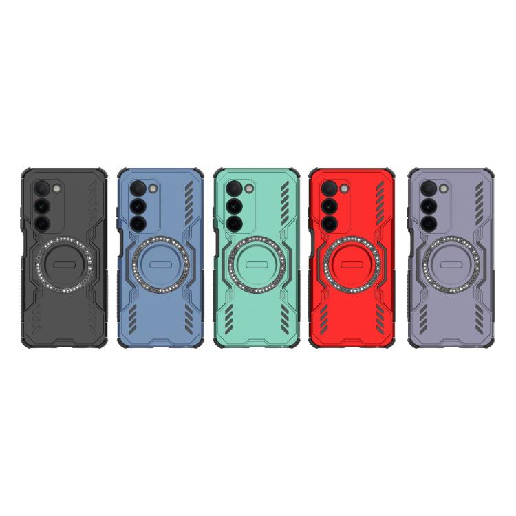 For OPPO A5 5G Global / K13x 5G Butterfly Armor MagSafe Magnetic Ring Shockproof Phone Case