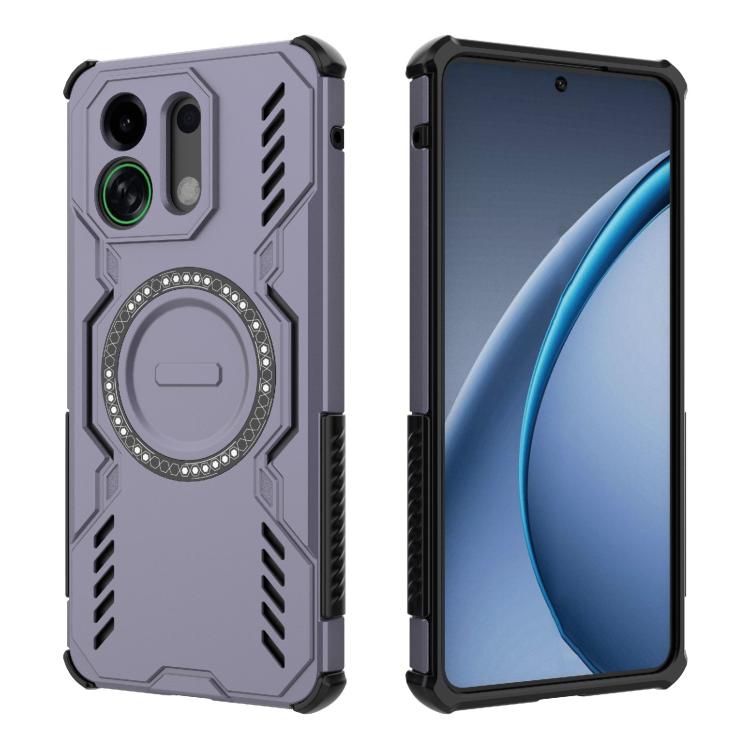 For OPPO K13 Turbo 5G Butterfly Armor MagSafe Magnetic Ring Shockproof Phone Case