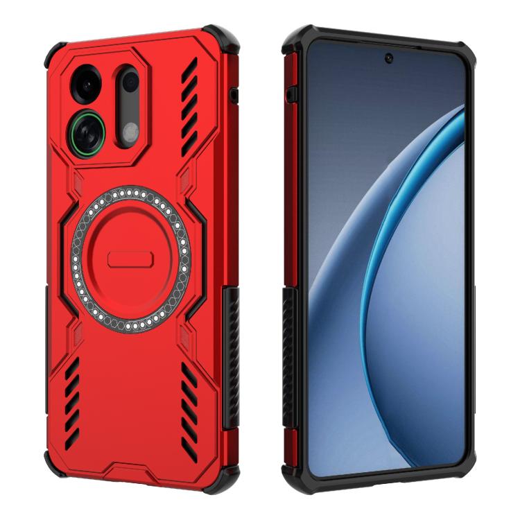 For OPPO K13 Turbo 5G Butterfly Armor MagSafe Magnetic Ring Shockproof Phone Case