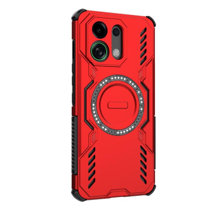 For OPPO K13 Turbo 5G Butterfly Armor MagSafe Magnetic Ring Shockproof Phone Case