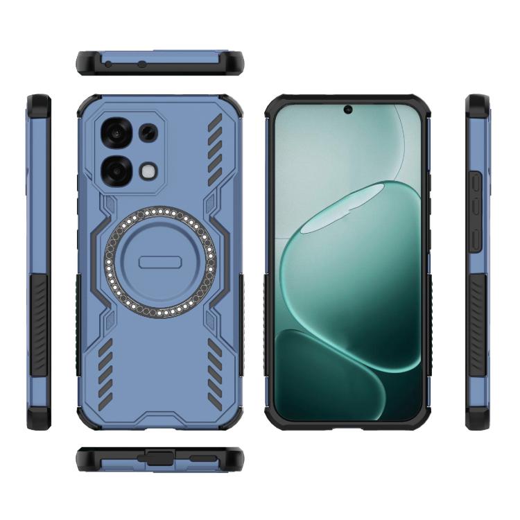 For OPPO F31 5G Global Butterfly Armor MagSafe Magnetic Ring Shockproof Phone Case