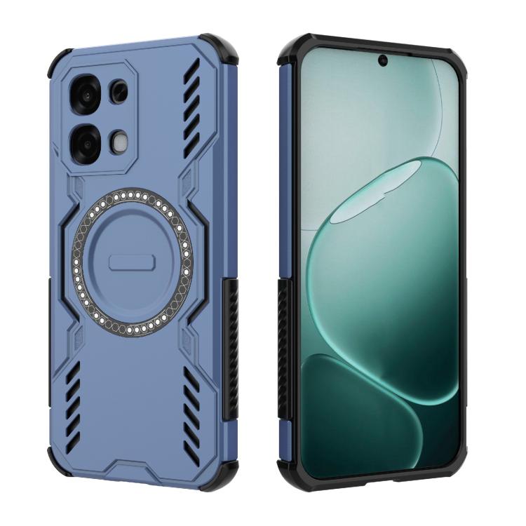 For OPPO F31 5G Global Butterfly Armor MagSafe Magnetic Ring Shockproof Phone Case