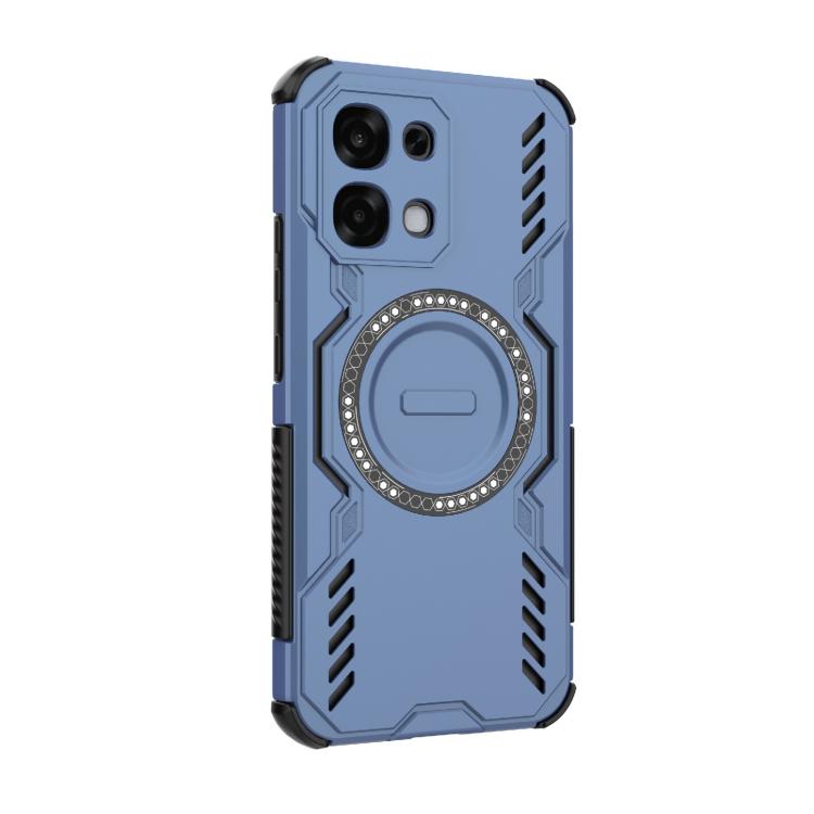 For OPPO F31 5G Global Butterfly Armor MagSafe Magnetic Ring Shockproof Phone Case