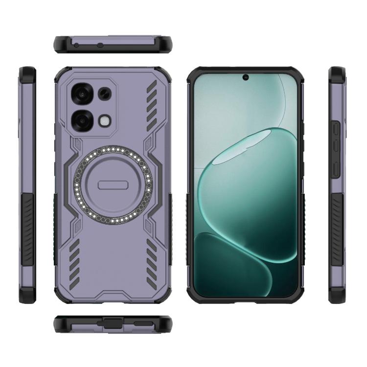 For OPPO F31 5G Global Butterfly Armor MagSafe Magnetic Ring Shockproof Phone Case