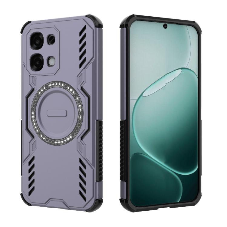 For OPPO F31 5G Global Butterfly Armor MagSafe Magnetic Ring Shockproof Phone Case