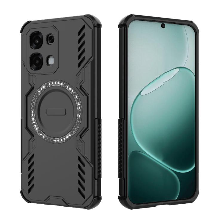 For OPPO F31 5G Global Butterfly Armor MagSafe Magnetic Ring Shockproof Phone Case