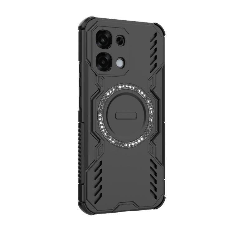 For OPPO F31 5G Global Butterfly Armor MagSafe Magnetic Ring Shockproof Phone Case