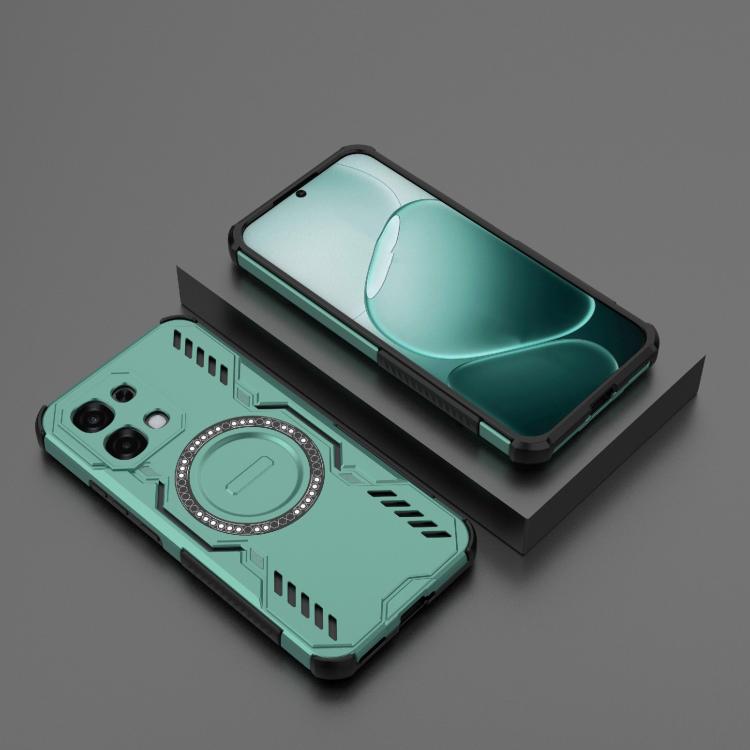 For OPPO F31 5G Global Butterfly Armor MagSafe Magnetic Ring Shockproof Phone Case
