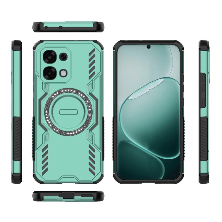 For OPPO F31 5G Global Butterfly Armor MagSafe Magnetic Ring Shockproof Phone Case