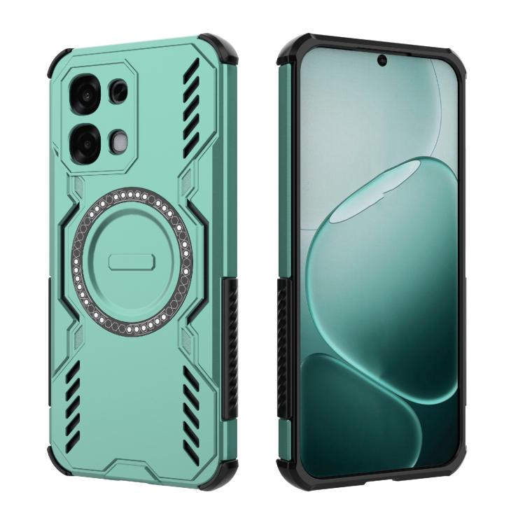 For OPPO F31 5G Global Butterfly Armor MagSafe Magnetic Ring Shockproof Phone Case