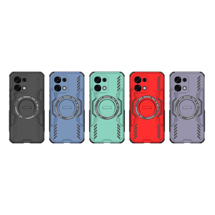 For OPPO F31 5G Global Butterfly Armor MagSafe Magnetic Ring Shockproof Phone Case