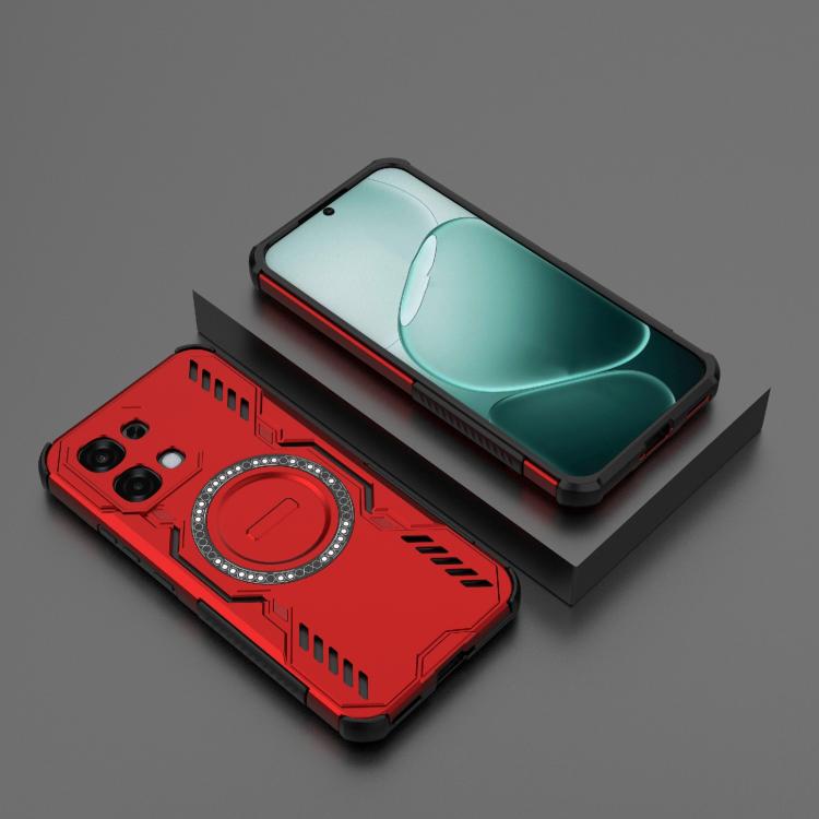 For OPPO F31 5G Global Butterfly Armor MagSafe Magnetic Ring Shockproof Phone Case