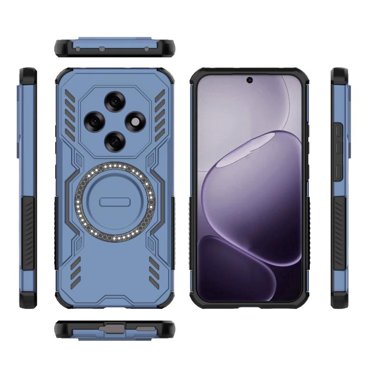 For OPPO F31 Pro 5G India Butterfly Armor MagSafe Magnetic Ring Shockproof Phone Case