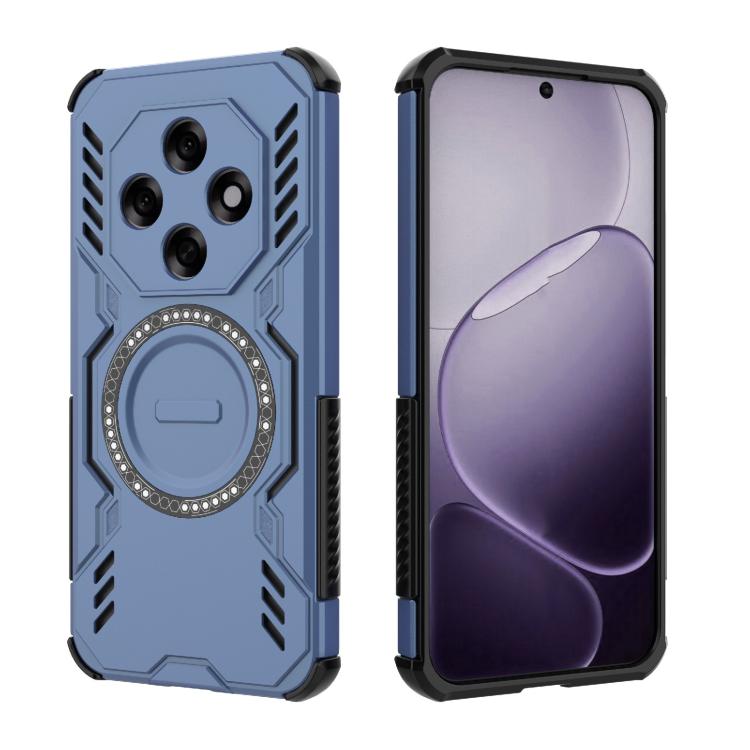For OPPO F31 Pro 5G India Butterfly Armor MagSafe Magnetic Ring Shockproof Phone Case